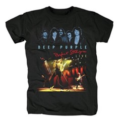 Retro Deep Purple Perfect Strangers Live Shirt Classic Black S-5XL