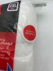 Hanes Men’s 2X-Large Tagless Tank Tops – 9 Pack (3x 3-Pack) Factory Imperfect
