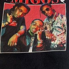 Migos Graphic T Shirt Men’s XL Black Rap Hip Hop Band Tee Streetwear