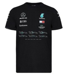Mercedes AMG Formula 1 Team Constructors Champions T-shirt ALL SIZES XS to XXL