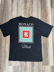 RHUDE Monaco T Shirt Luxury Streetwear Black Sz S