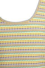 PIERRE CARDIN – 2007 Cotton Stripe Knit Tank, Size Medium