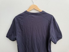 NEW Murano Liquid Luxury Slim Fit Short Sleeve Shirt In Blue Men’s Sz L Casual