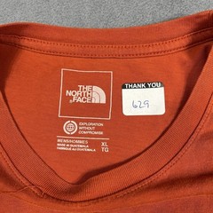 The North Face Shirt Adult XL Orange Exploration Without Compromise Outdoor Mens