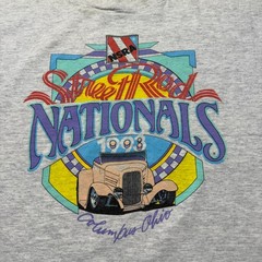 Vintage 1998 NSRA Street Rod Nationals Columbus Ohio Graphic T-Shirt USA – XL