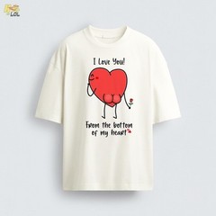 [S-XL] I Love You T-Shirt Romantic Gift For Him Her, Couple Valentine Shirt