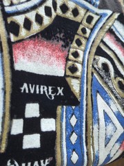 Avirex King Playing Card Graphic T Shirt XL Black Raised Print Streetwear