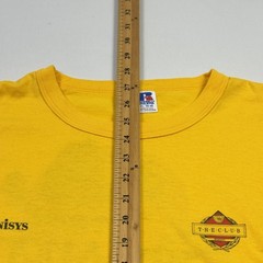Vintage Russell Athletic Shirt Mens XL Yellow Singapore Unisys The Club 89 Tee