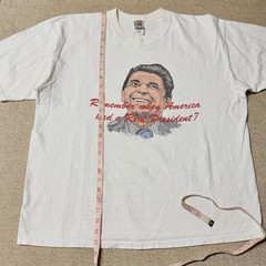 Vintage Ronald Reagan Graphic Tee 90s Political T Shirt XL Real President