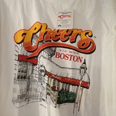 Vintage Cheers Boston T Shirt L Sof Tee Single Stitch 1994 NOS MINT