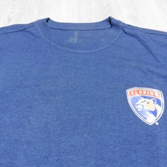 Johnnie-O Men’s M Florida Panthers NHL Crew T-Shirt Heather Twilight SS Flawed