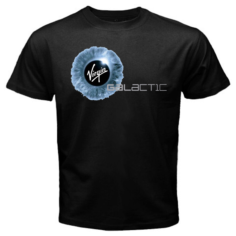 Virgin Galactic Men’s Black T-Shirt Size S to 3XL