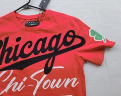 ETERNITY BC/AD Men’s Apparel Chicago Chi-Town Red T-Shirt – Size: Medium