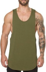 Men’s Gym Tank Top Sleeveless Muscle Shirt Workout Stringer Cut Off Bodybuilding
