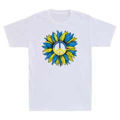 Sunflower Ukrainian Flag shirt I Stand With Ukraine Peace Vintage Men’s T-Shirt