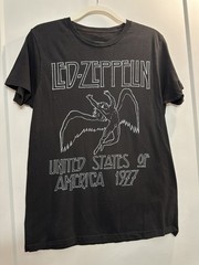 Led Zeppelin Icarus United States of America 1977 Tour Black M Shirt Official