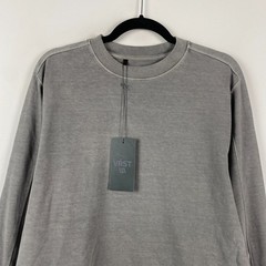 VRST Heavyweight Tee Mens Medium Long Sleeve T Shirt Gray Crew Neck