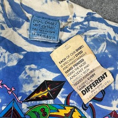 Vintage 90s Kite AOP Hand Dyed Local Color Reach For The Sky Shirt – Size Large