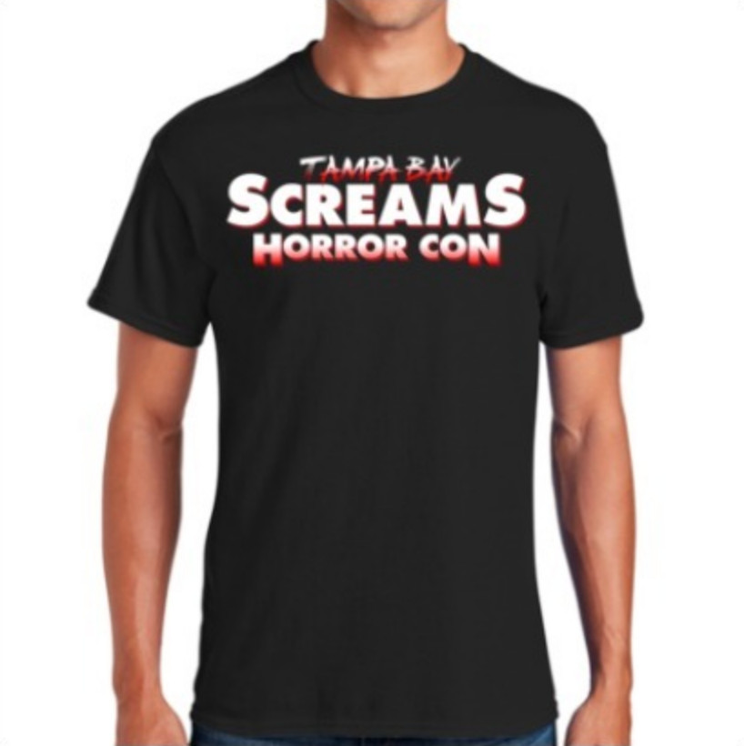 Tampa Bay Screams Horror Con Official NEW T-Shirt*Black*Stylish*XL,L,2XL,M,S