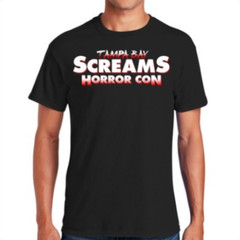 Tampa Bay Screams Horror Con Official NEW T-Shirt*Black*Stylish*XL,L,2XL,M,S