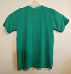 custom made t-shirts Unique Art merch Design Size Large Green Color crew neck