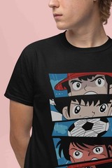 Captain Tsubasa T-Shirt Soccer Manga Tshirt Japanese Anime Football Unisex Tee