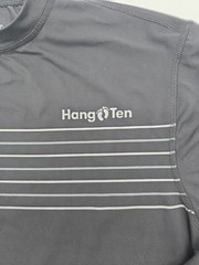 Hang Ten Longsleeve UPF50+ Shirt Men Small Black Spell-out.#39850