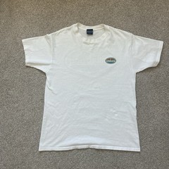 Rare 90s Surf Billabong White T Shirt Size Large USA Made
