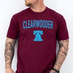 CLEARWOODER | Philadelphia Baseball themed Ring Spun Cotton T-Shirt