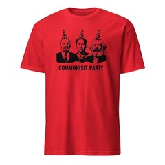 Communist Party T-Shirt | Marx Lenin Mao | Satirical Political Philosophy Tee