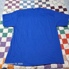 VINTAGE NWT DEADSTOCK NIKE T SHIRT SIZE LARGE BLUE NO FINISH LINE SWOOSH 2004