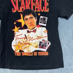 Scarface x Shoe Palace The World Is Yours Tony Montana T Shirt Mens XL Black Tee
