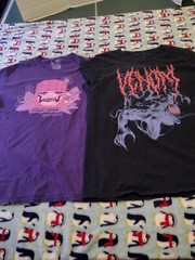 Lot Of 2 Large Marvel Venom X-Men Shirts. Used Very Good Condition Look At Pics