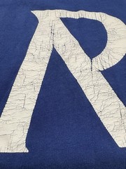 Represent Blue Logo Graphic T Shirt Design Studio Workshop Portugal Oversized M