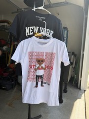 Brooklyn Vertical Men’s Graphic Crew Neck Short Sleeve T-Shirt Lot 2 Size L