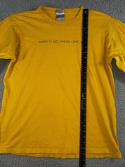 Vintage Nike T Shirt Men Large Graphic There Is No Finish Line Long Sleeve 90s