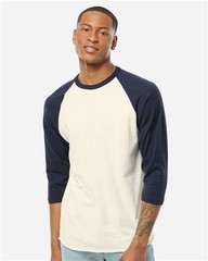 Tultex 245 Unisex Fine Jersey Raglan T-Shirt