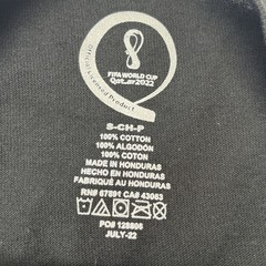 FIFA World Cup Qatar 2022 Germany T-Shirt Mens Small Black NEW Soccer Fan Tee