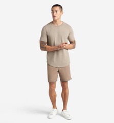 GOODLIFE Mens T-Shirt Medium Curved Hem Modern Casual Crew Comfort Soft Top