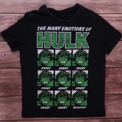 The Many Emotions OF Hulk merch Cartoon Promo Aop Print Tee Cotton, Men`s Size M