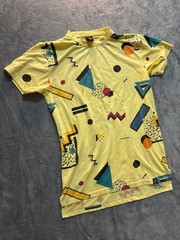Screenshot Brand 80s Retro Geometric Allover Print T-Shirt