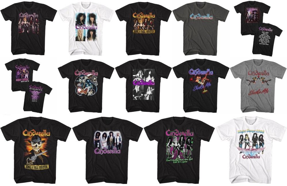 Pre-Sell Cinderella Music Licensed T-shirt