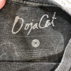 Doja Cat Shirt Mens Medium Black Planet Her Tour Tee Rap Hip Hop Graphic Flame