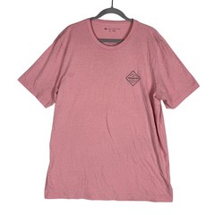 Travis Mathew Shirt Mens XL Pink California Design Double Sided Graphic Tee