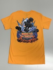 Monster Truck Throwdown Event Collectible T Shirt Orange sizes S L XL XXL XXXL