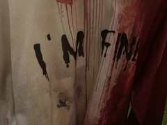 Unisex “I’m Fine”Faux Blood Effect Hoodie Size 5X NNW