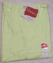 BRAND NEW – Hanes Men’s 100% Cotton Lay Flat Collar Blank T-Shirt 5280