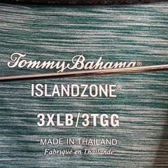 Tommy Bahama Shirt Mens 3XLB Green Short Sleeve Tee Pullover Fishing Hiking Big