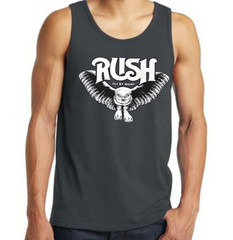 Rush Fly By Night Rock Band Men’s Tank Tops (Multiple Colors)