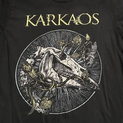 KARKAOS band T-shirt – Size M – Heavy Metal Deathcore – black – Morgan Lander